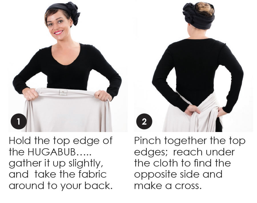 hug a bub wrap positions